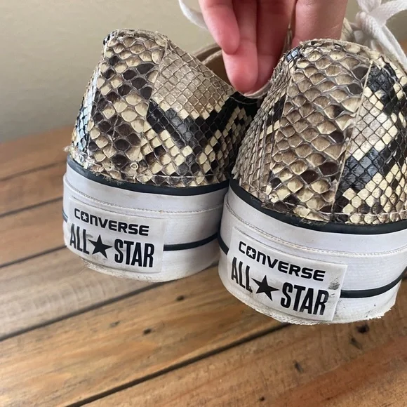 Converse snake print platforms size 7.5 - Picture 11 of 11